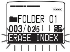 SONY ICD-MS1 - Combining messages by erasing the index - 1