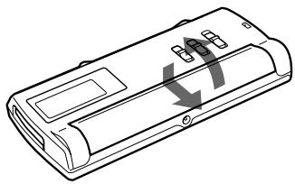 SONY ICD-MS1 - Step 1: Installing the Battery - 1