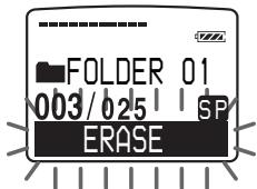 SONY ICD-MS1 - Erasing messages one by one - 2