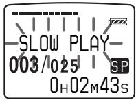 SONY ICD-MS1 - To play back slowly - 1