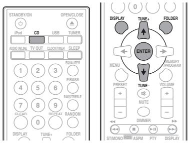 PIONEER X-CM31-N - Specify the folder to play - 1