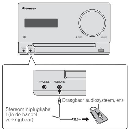 PIONEER X-CM31-N - Aansluiten van extra apparatuur - 1