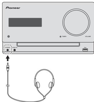PIONEER X-CM31-N - Utilisation avec un casque - 1