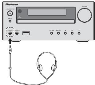 PIONEER X-HM51 - Gebruik van hoofdtelefoons - 1