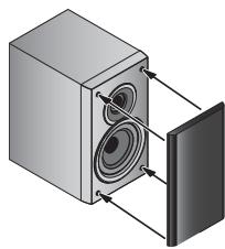 PIONEER X-HM51 - Démontage et remontage de la grille avant (X-HM51 uniquement) - 1