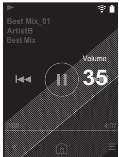 PIONEER XDP-30R - 调节音量 - 1