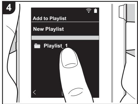 PIONEER XDP-30R - Creating a play list - 4