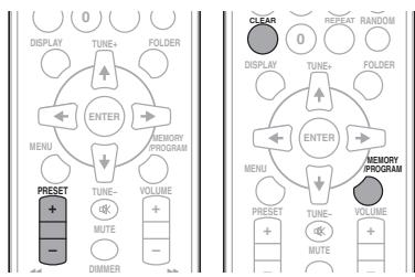 PIONEER XHM11 K - Come salvare le stazioni di preselezione - 1