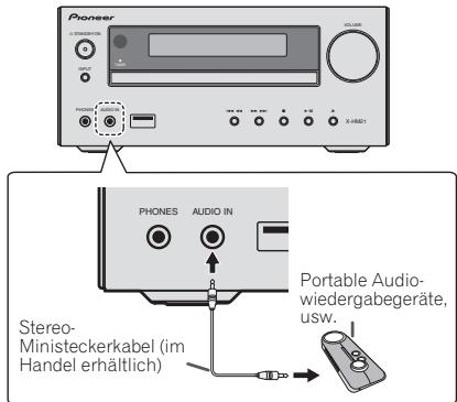 PIONEER XHM11 K - Anschluss zusätzlicher Komponenten - 1