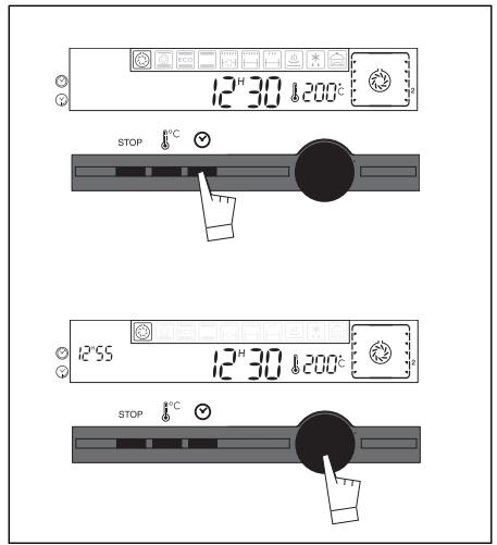 DE DIETRICH DOP 450 - Validate par un appui sur le bouton. - 1