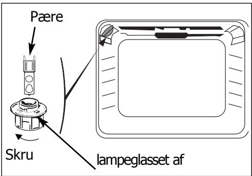 DE DIETRICH DOP 450 - Afbryd altid ovenen, inden der røres ved pæren, for at undgå elektrisk stød, og ladevt. apparatet køle af. - 1
