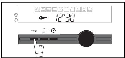 DE DIETRICH DOP 450 - Verrouillage des commandes (sécurité enfants) - 1