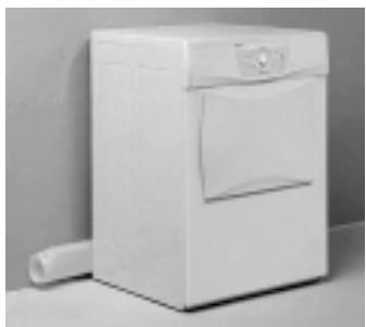 WHIRLPOOL SOLE 2005 & SOLE 2006 - Sèche-linge installé pres d'un mur ; évacuation d'air vers la gauche ou la droite - 4