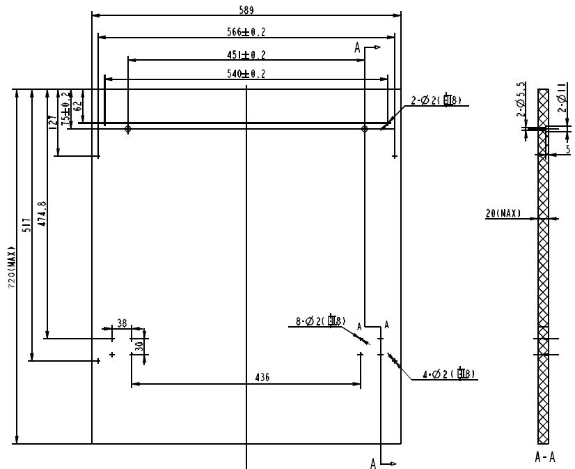 DE DIETRICH DVH1342J - - Aesthetic panel's dimensions and installation - 1