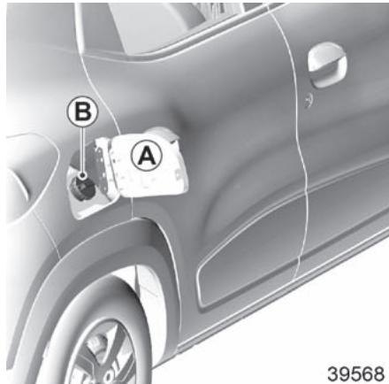 RENAULT KWID - Opening the Fuel Flap - 2