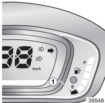 RENAULT KWID - Warning light for monitoring exhaust gas - 1