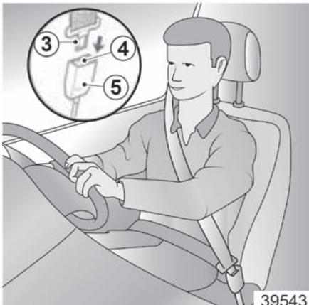 RENAULT KWID - Adjusting your driving position (depending on the vehicle) - 3