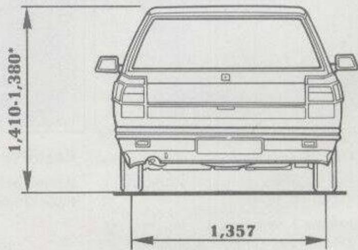 RENAULT R11 - Caracteristiques generales (en metres) - 3