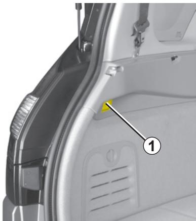 RENAULT SCENIC 2 - Éclairage du COFFRE et de la lunette arrière - 1