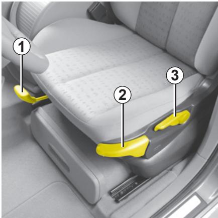 RENAULT SCENIC 2 - Pour remettre l'appuie-tête - 3