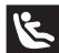 RENAULT SCENIC 3 2010 - Siège enfant fixé à l'aide de la fixation ISOFIX - 1