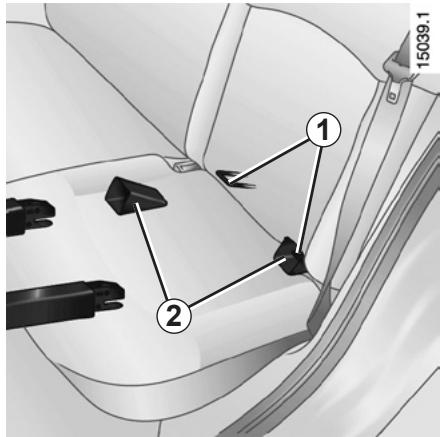 RENAULT SCENIC 3 2010 - SECURITE ENFANTS :CHOIX DE LA FIXATION DU SIège enfant (2/2) - 1