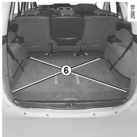 RENAULT SCENIC 3 2010 - Compartmentage du coffre - 1