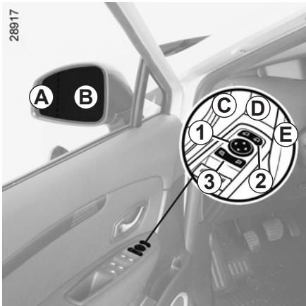 RENAULT SCENIC 3 2010 - RETROVISEURS - 1