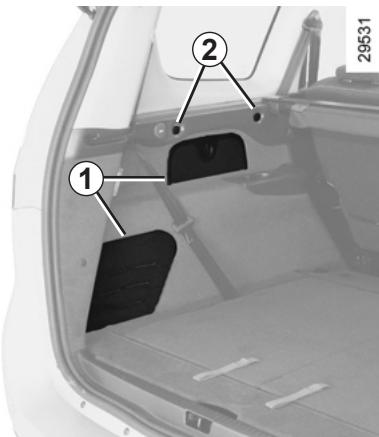 RENAULT SCENIC 3 2010 - RANGEMENTS, AMÉNAGEMENTS COFFRE À BAGAGES (1/2) - 1