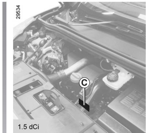RENAULT SCENIC 3 2010 - PLAQUES D'IDENTIFICATION MOTEUR (2/2) - 2