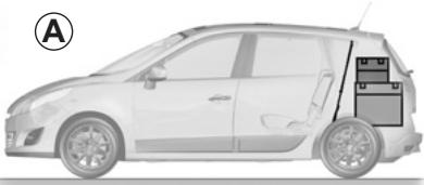 RENAULT SCENIC 3 2010 - FILET DE SÉPARATION DE BAGAGES (1/2) - 1