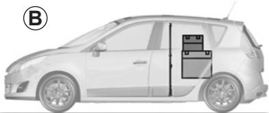 RENAULT SCENIC 3 2010 - FILET DE SÉPARATION DE BAGAGES (1/2) - 2