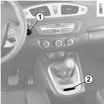 RENAULT SCENIC 3 2010 - DÉMARRAGE, ARRÊT DU MOTEUR (3/3) - 1
