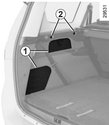 RENAULT SCENIC 3 2011 - RANGEMENTS, AMÉNAGEMENTS COFFRE À BAGAGES (1/2) - 1