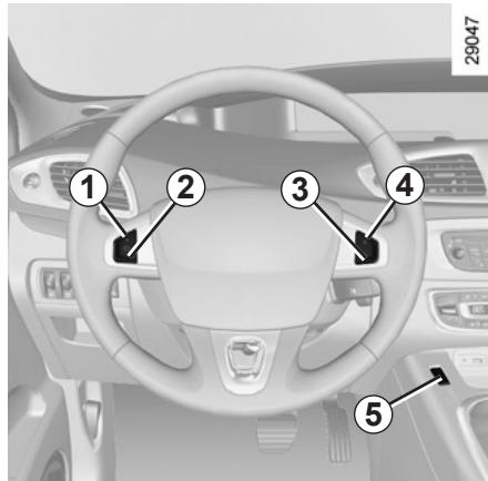 RENAULT SCENIC 3 2011 - RÉGULATEUR-LIMITEUR DE VITESSE : fonction limiteur (1/3) - 1