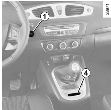 RENAULT SCENIC 3 2011 - Desserrage du frein de parking assisté - 2