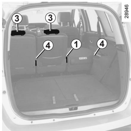 RENAULT SCENIC 3 2011 - Pour avancer ou reculer les sièges - 1