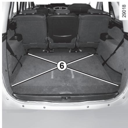 RENAULT SCENIC 3 2011 - Compartmentage du coffre - 1