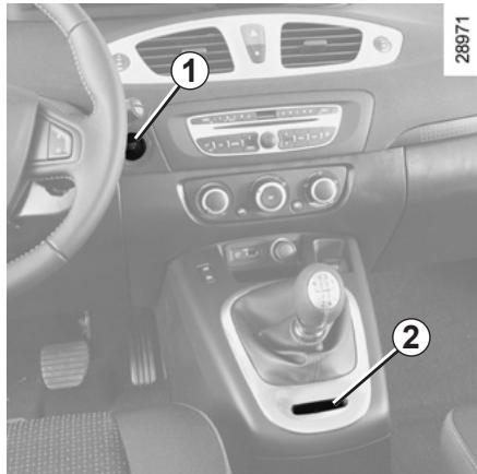 RENAULT SCENIC 3 2011 - DÉMARRAGE, ARRÊT DU MOTEUR (1/3) - 1