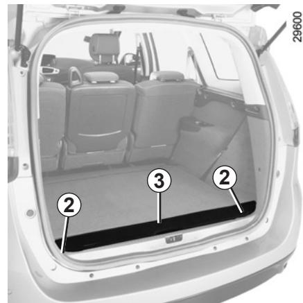 RENAULT SCENIC 3 2011 - Dépose du cache-bagages - 1