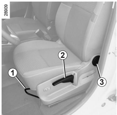 RENAULT SCENIC 3 2011 - SIÉGES AVANT À COMMANDES MANUELLES (1/2) - 1