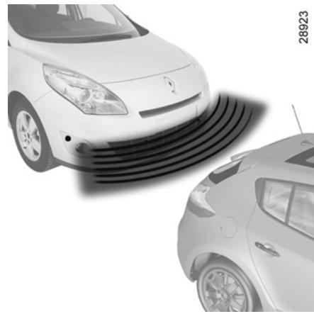 RENAULT SCENIC 3 2011 - Désactivation automatique de l'aide au parking avant - 1