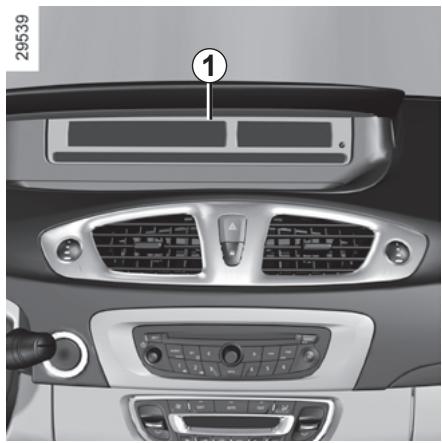 RENAULT SCENIC 3 2011 - ORDINATEUR DE BORD : généralités (1/2) - 1