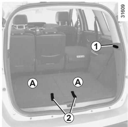 RENAULT SCENIC 3 2012 - Pour rabatte un siège - 1