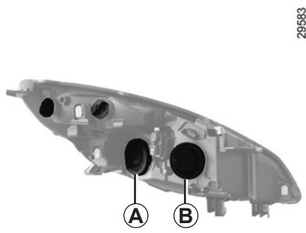 RENAULT SCENIC 3 2012 - PROJECTEURS AVANT : remplacement des lampes (2/3) - 1