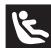 RENAULT SCENIC 3 2012 - Siège enfant fixé à l'aide de la fixation ISOFIX - 1