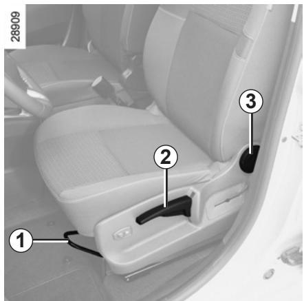 RENAULT SCENIC 3 2012 - SIÉGES AVANT À COMMANDES MANUELLES (1/2) - 1