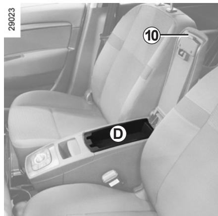 RENAULT SCENIC 3 2012 - Console centrale 9 - 2