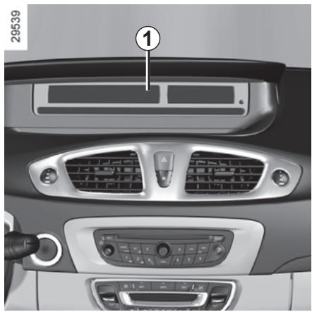 RENAULT SCENIC 3 2012 - ORDINATEUR DE BORD : généralités (1/2) - 1
