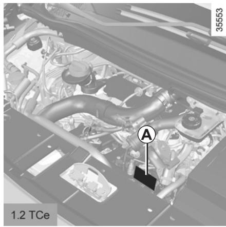 RENAULT SCENIC 3 2012 - PLAQUES D'IDENTIFICATION MOTEUR (1/2) - 2